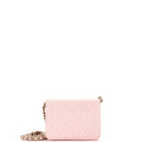 Classic Flap Clutch with Chain Quilted Caviar Small