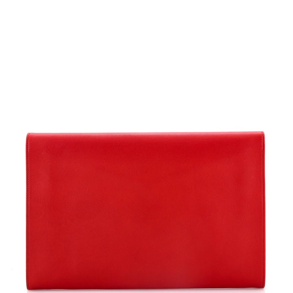 Envelope Clutch Caviar Large