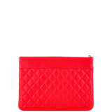 Mademoiselle Vintage O Case Clutch Quilted Sheepskin Medium