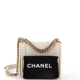 Reverso Square Boy Flap Bag Caviar Small