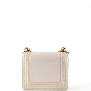 Reverso Square Boy Flap Bag Caviar Small