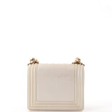 Reverso Square Boy Flap Bag Caviar Small
