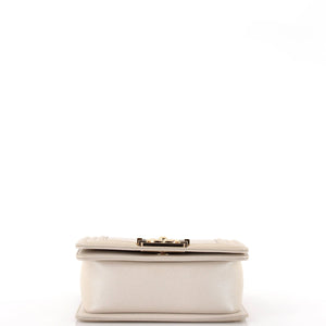 Reverso Square Boy Flap Bag Caviar Small