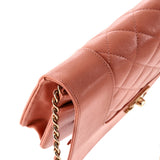 Mademoiselle Vintage Wallet on Chain Quilted Sheepskin