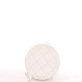 CC Round Vanity Case with Chain Quilted Lambskin Mini