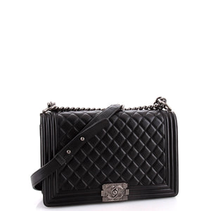 Boy Flap Bag Quilted Calfskin New Medium