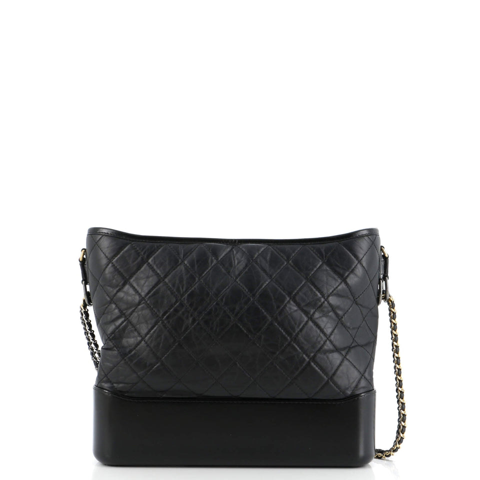 Gabrielle Hobo Quilted Aged Calfskin Large