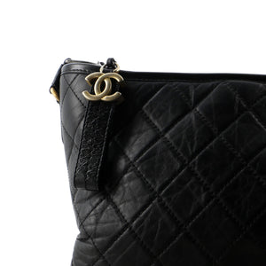 Gabrielle Hobo Quilted Aged Calfskin Large
