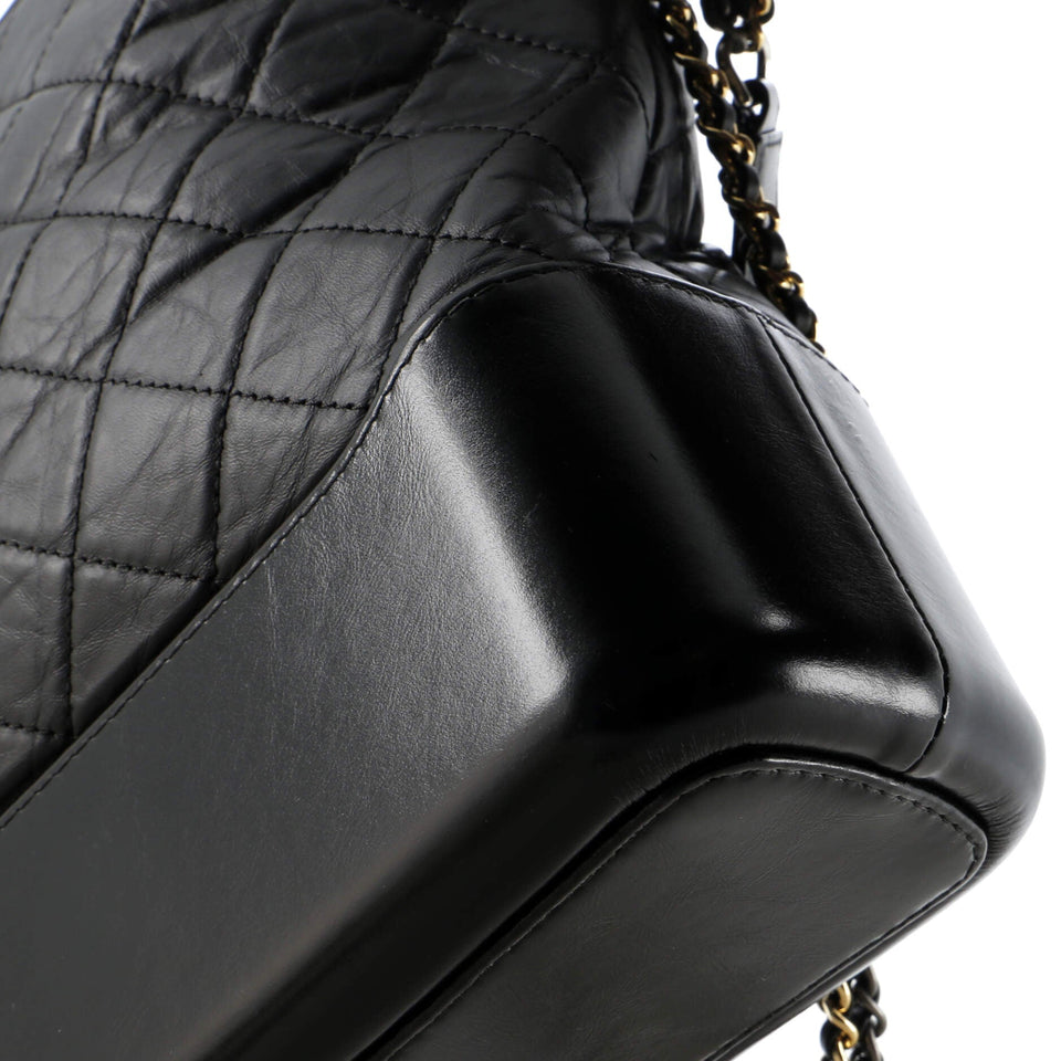 Gabrielle Hobo Quilted Aged Calfskin Large