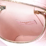 Classic Vanity Top Handle Phone Holder with Chain Quilted Lambskin