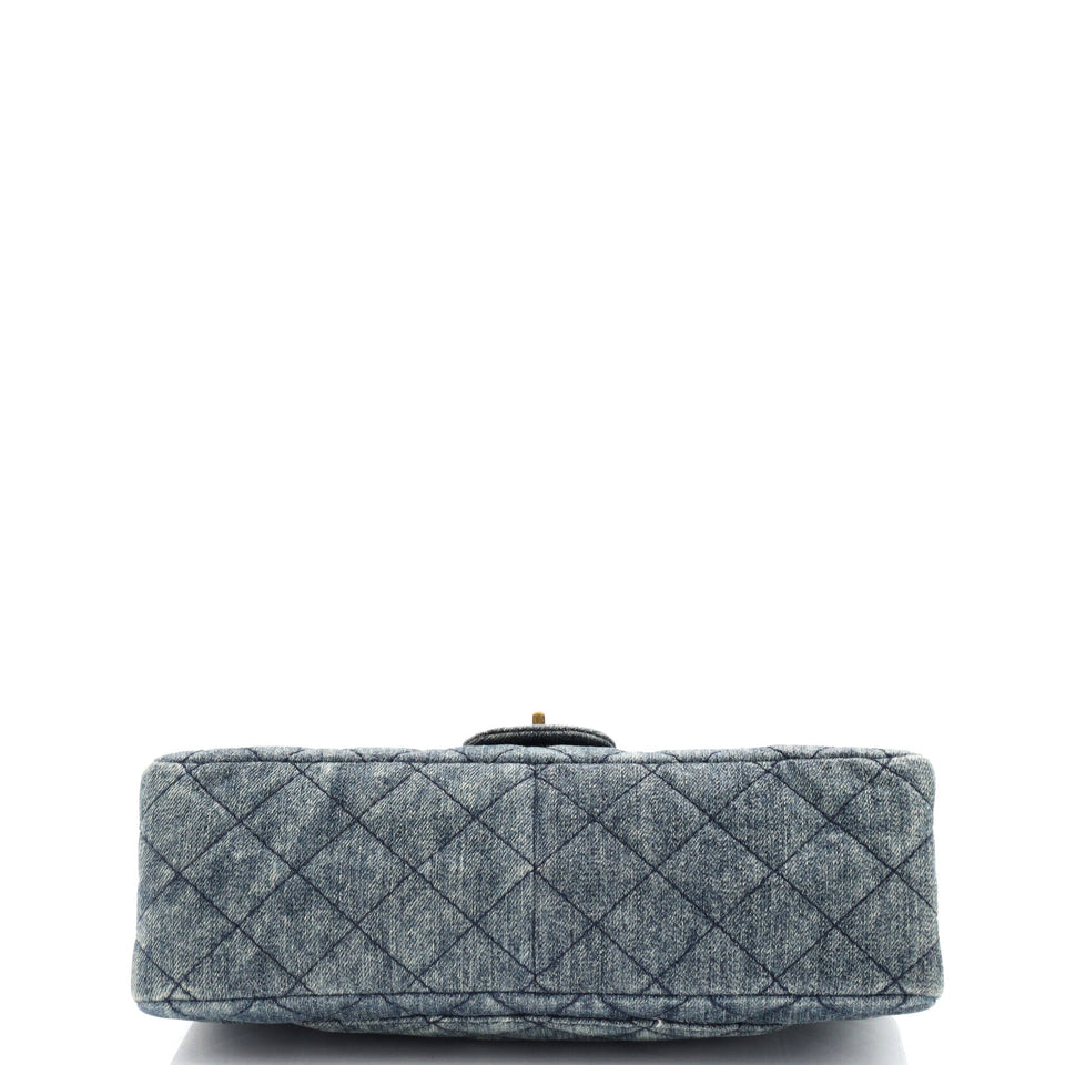 Reissue 2.55 Flap Bag Quilted Denim 227
