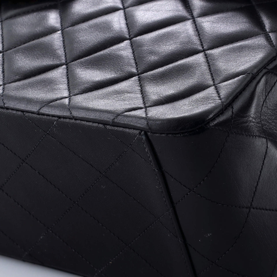 Vintage Classic Single Flap Bag Quilted Lambskin Maxi