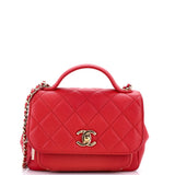 Business Affinity Flap Bag Quilted Caviar Mini
