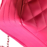 Coco Rain Flap Bag Quilted Rubberized Lambskin Medium