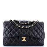 Classic Single Flap Bag Quilted Lambskin Jumbo
