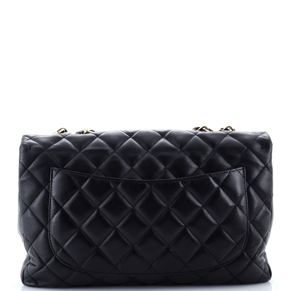 Classic Single Flap Bag Quilted Lambskin Jumbo
