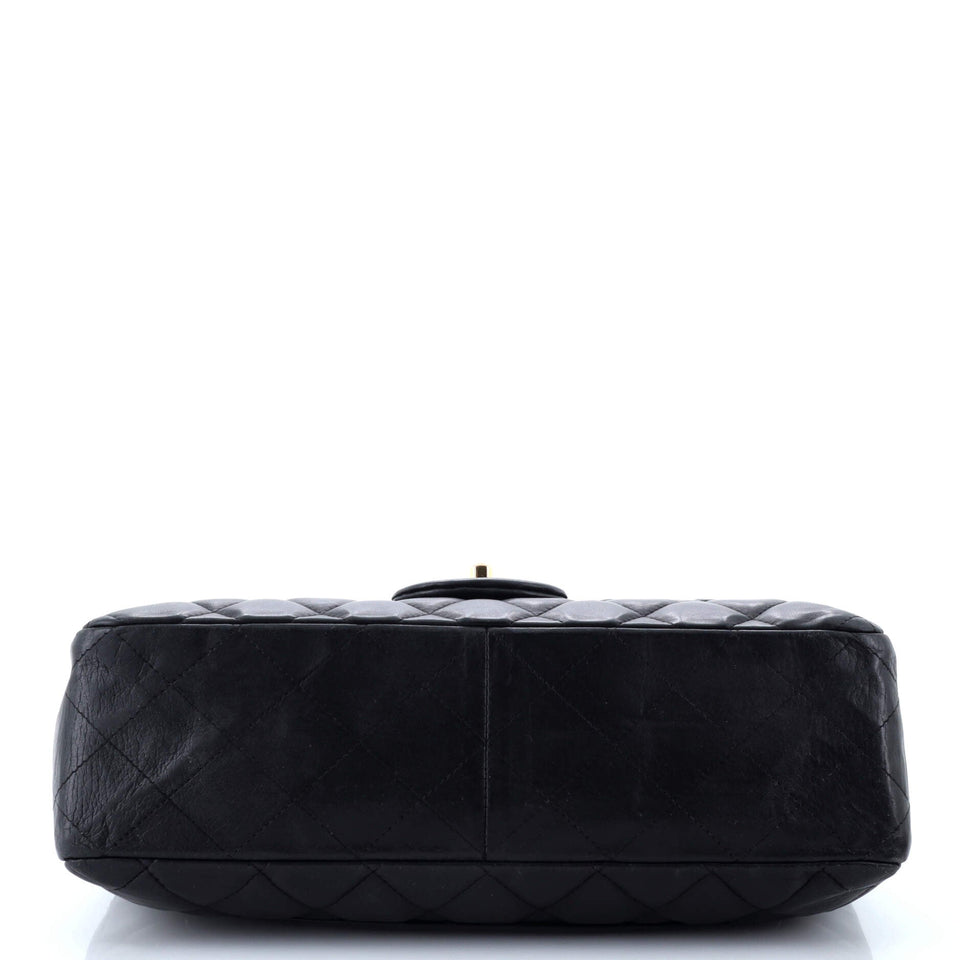 Classic Single Flap Bag Quilted Lambskin Jumbo
