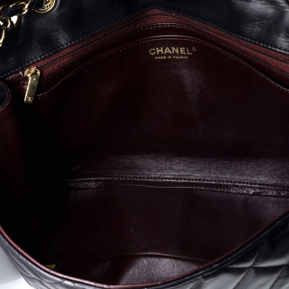 Classic Single Flap Bag Quilted Lambskin Jumbo
