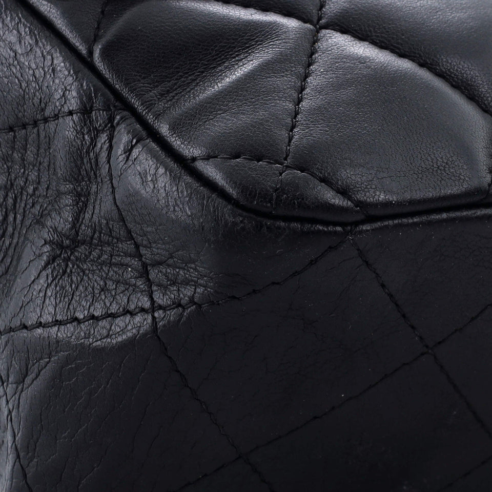 Classic Single Flap Bag Quilted Lambskin Jumbo