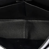 So Black Classic Double Flap Bag Chevron Lambskin Jumbo