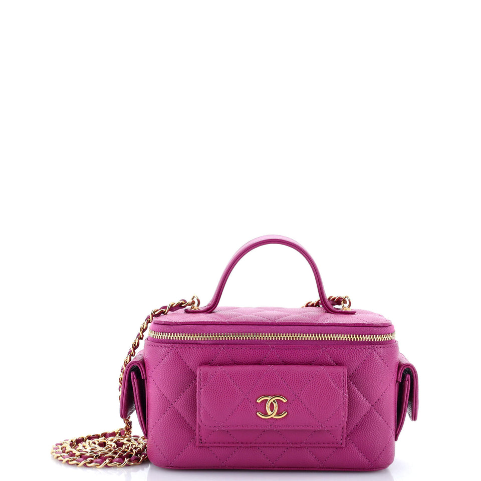 Quilted Polly Pocket Top Vanity Quilted Caviar East West