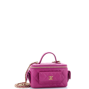 Quilted Polly Pocket Top Vanity Quilted Caviar East West