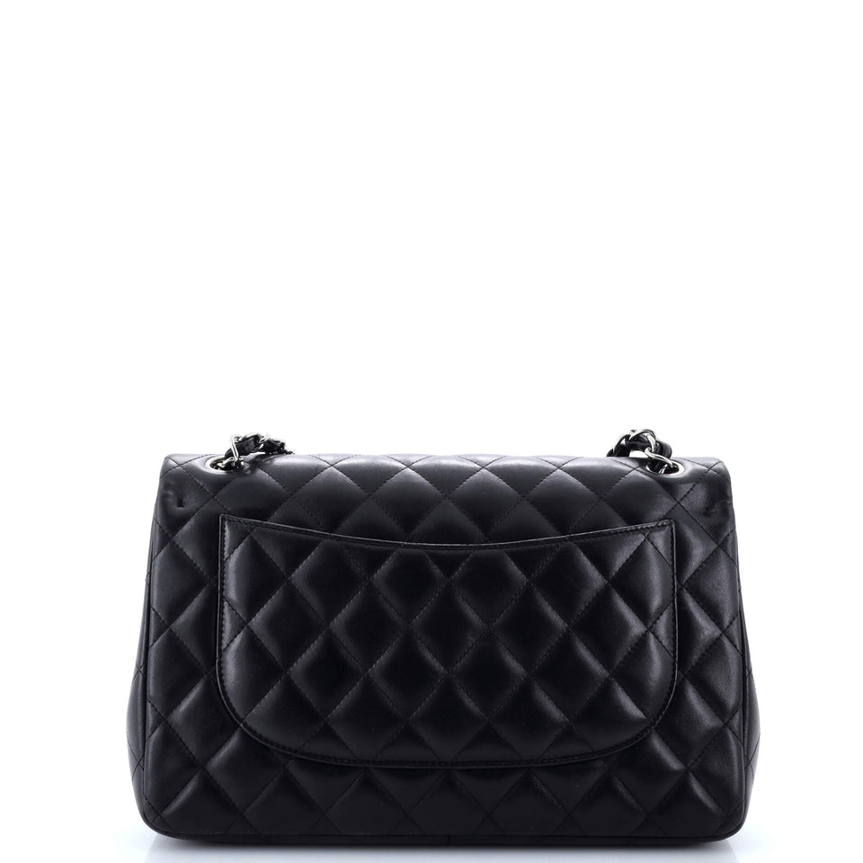 Classic Double Flap Bag Quilted Lambskin Jumbo