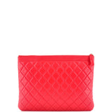 Boy O Case Clutch Quilted Lambskin Medium