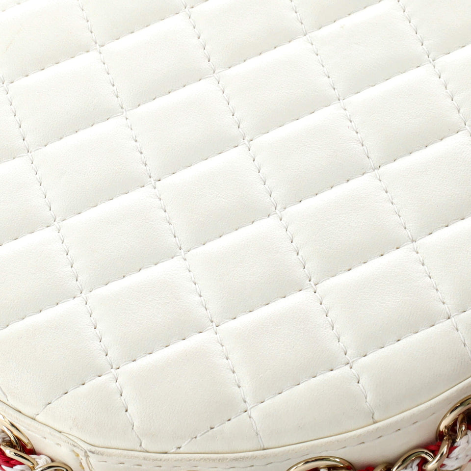 Lifesaver Round Crossbody Bag Lambskin Small