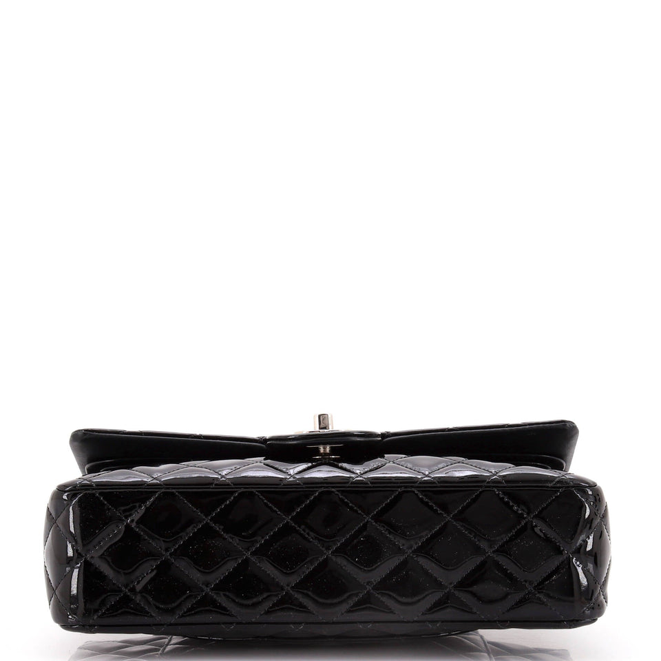 Classic Double Flap Bag Quilted Patent Medium