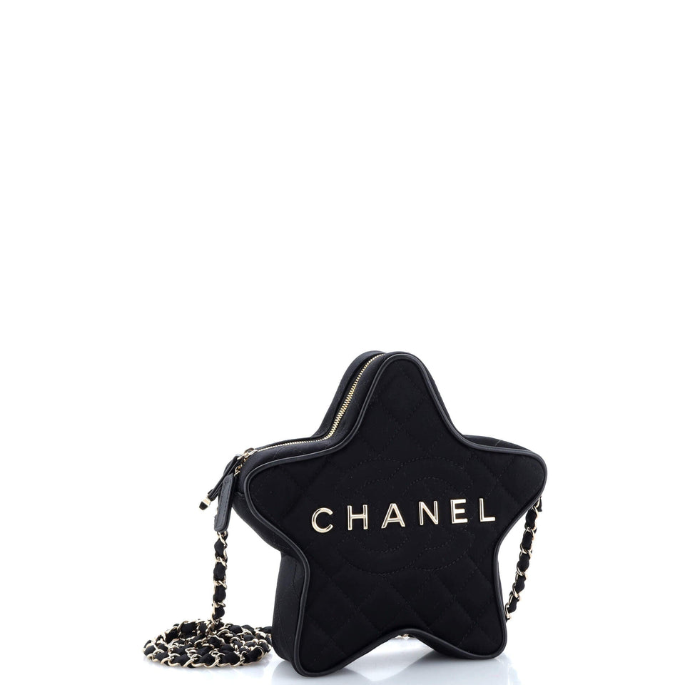 CC Walk of Fame Star Bag Quilted Satin