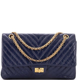Reissue 2.55 Flap Bag Chevron Aged Calfskin 226