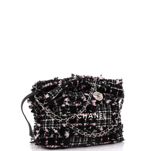 22 Chain Hobo Wool Tweed Small