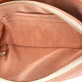 Double Zip Clutch with Chain Quilted Lambskin