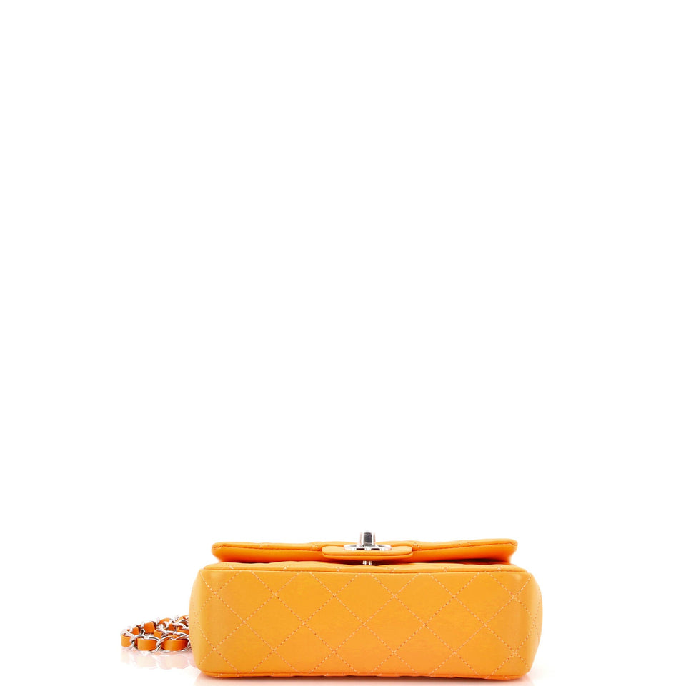 Classic Single Flap Bag Quilted Lambskin Mini