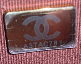 Crystal Woven CC Wallet on Chain Quilted Caviar