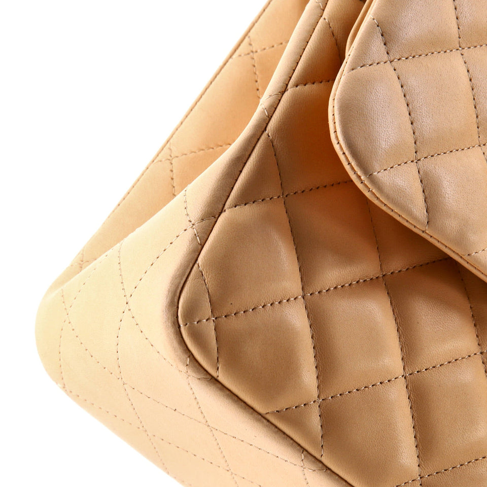 Classic Double Flap Bag Quilted Lambskin Jumbo