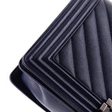 Boy Flap Bag Chevron Caviar New Medium