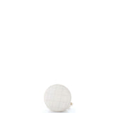 CC Round Vanity Case with Chain Quilted Lambskin Mini