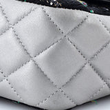 Classic Double Flap Bag Tweed and Quilted Lambskin Medium