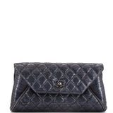 Fold Up Again Clutch Quilted Glitter Leather