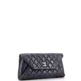 Fold Up Again Clutch Quilted Glitter Leather