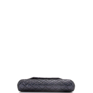 Fold Up Again Clutch Quilted Glitter Leather