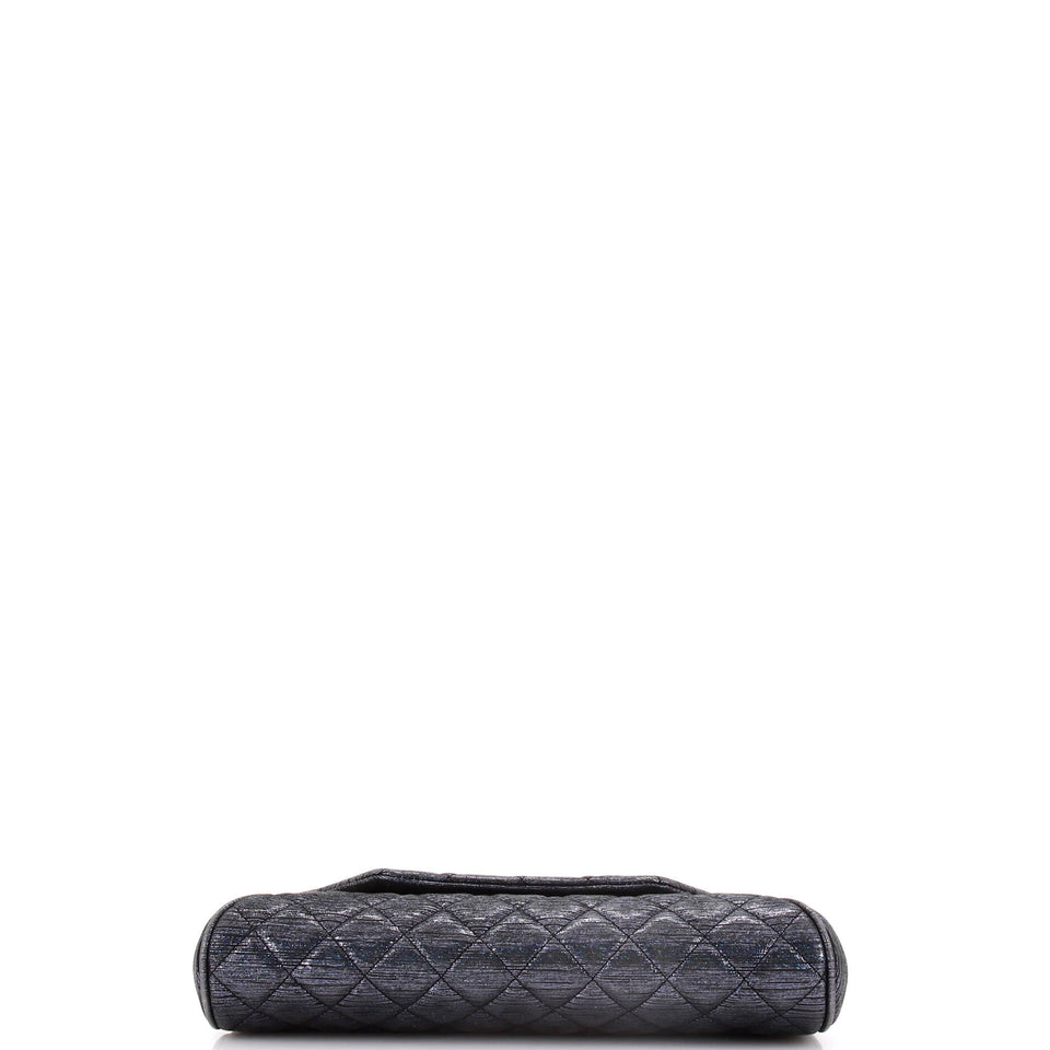 Fold Up Again Clutch Quilted Glitter Leather
