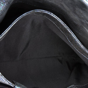 Fold Up Again Clutch Quilted Glitter Leather