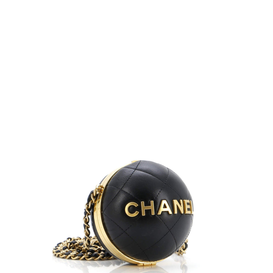 22 Sphere Minaudiere Quilted Lambskin