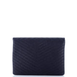 Statement Pouch Chevron Caviar Large