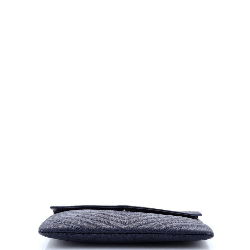 Statement Pouch Chevron Caviar Large