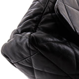 19 Flap Bag Quilted Leather Maxi