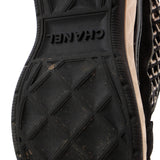 Women's CC Embroidery Sneakers Calfskin and Suede